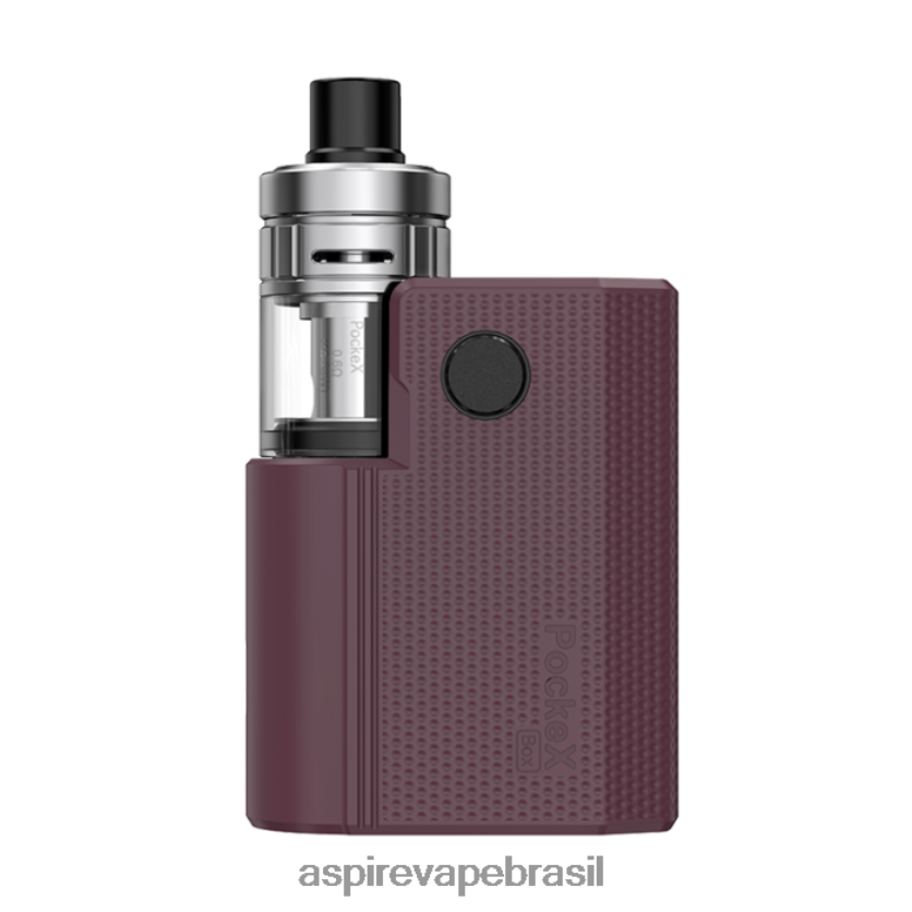 Aspire Ecig Kit | 66RV42107 Aspire Pockex caixa data vermelha