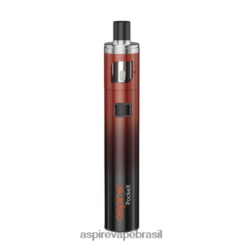 Aspire Vape Amazon | 66RV42116 Aspire Pockex kit de edição de aniversário gradiente rosa