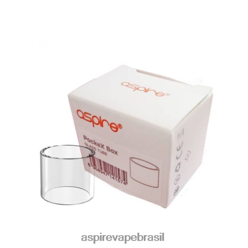 Aspire Vape Brasil | 66RV42281 Aspire Pockex kit de caixa de tubo de vidro (não para kit aio)